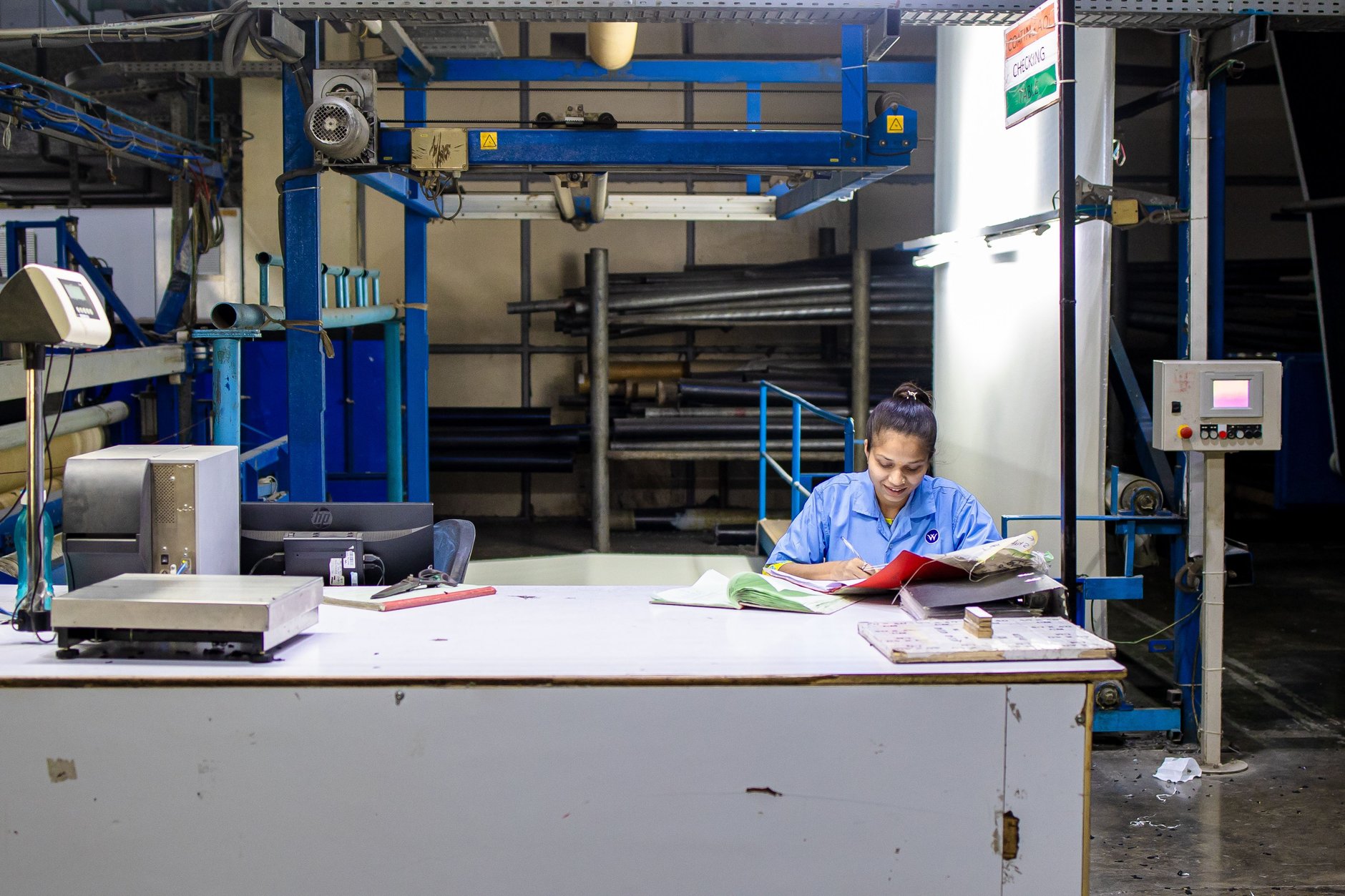 Indian converter analysing production and costing documents to protect margin