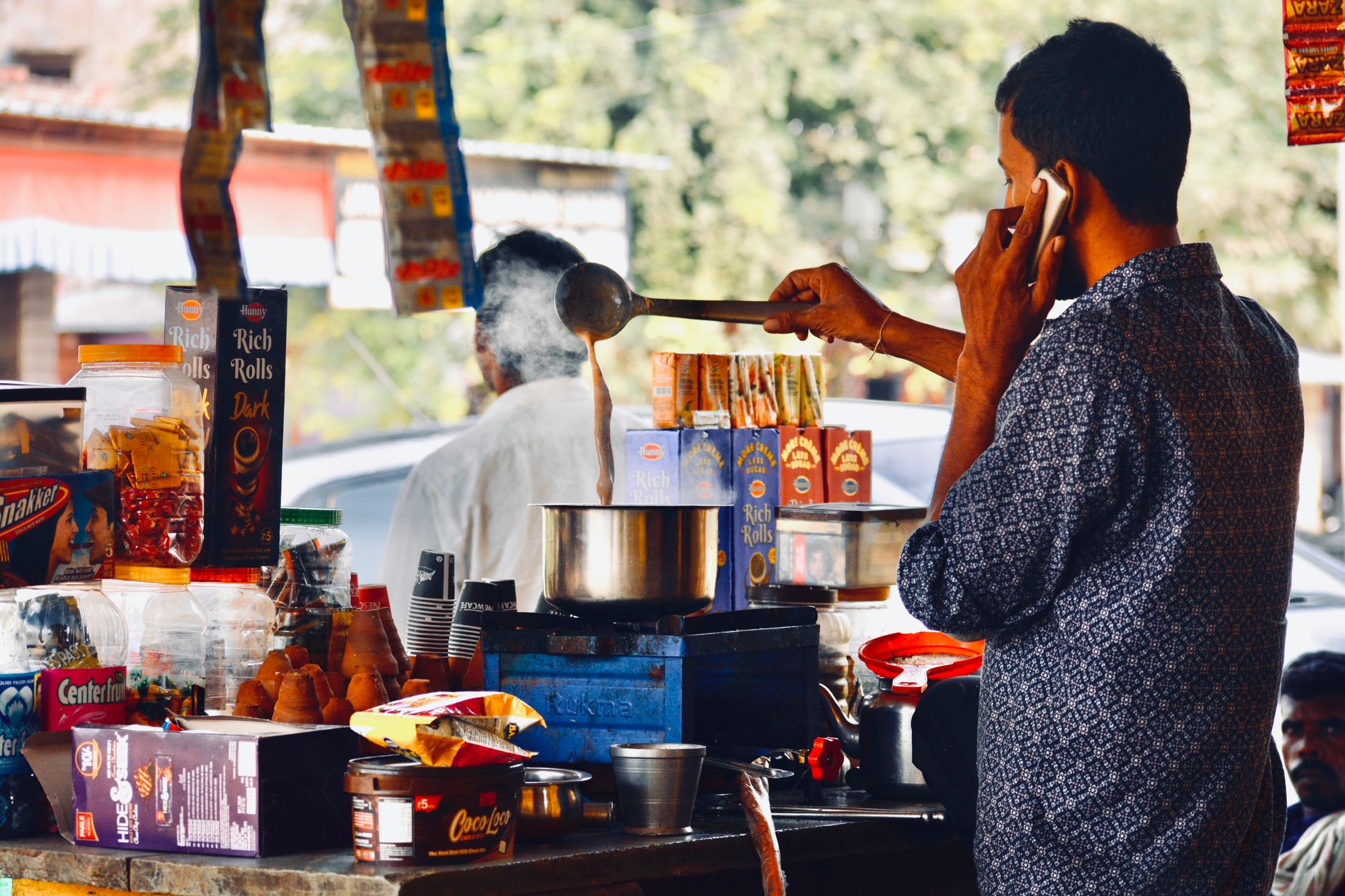 Packaged Indian tea in pouches ready for export compliance checks